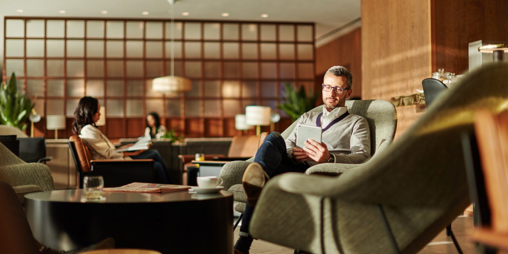 Cathay Pacific First and Business class lounges Heathrow Airport lounges