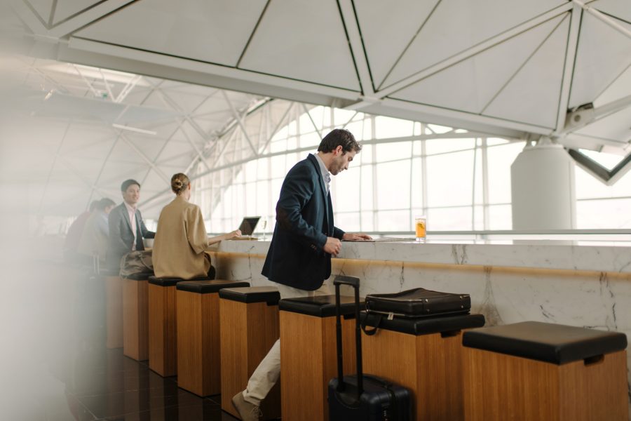 En tránsito en el Aeropuerto Internacional de Hong Kong