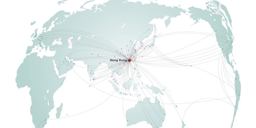 oneworld global network map
