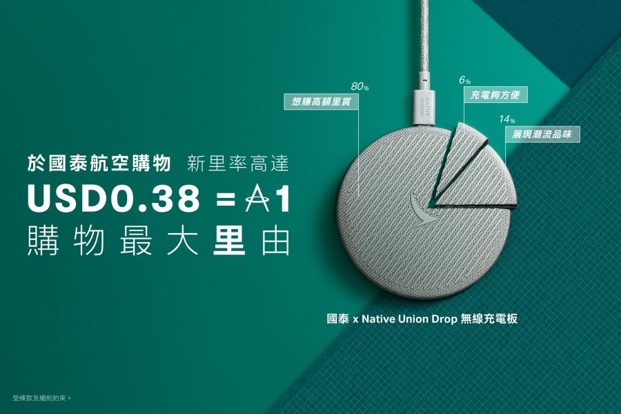 國泰購物全新里率