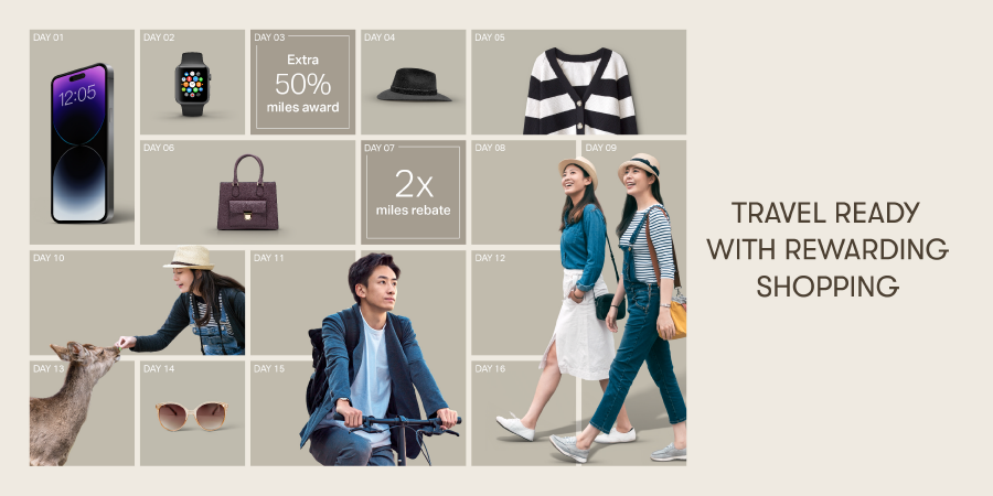 Travel Ready With Rewarding Shopping