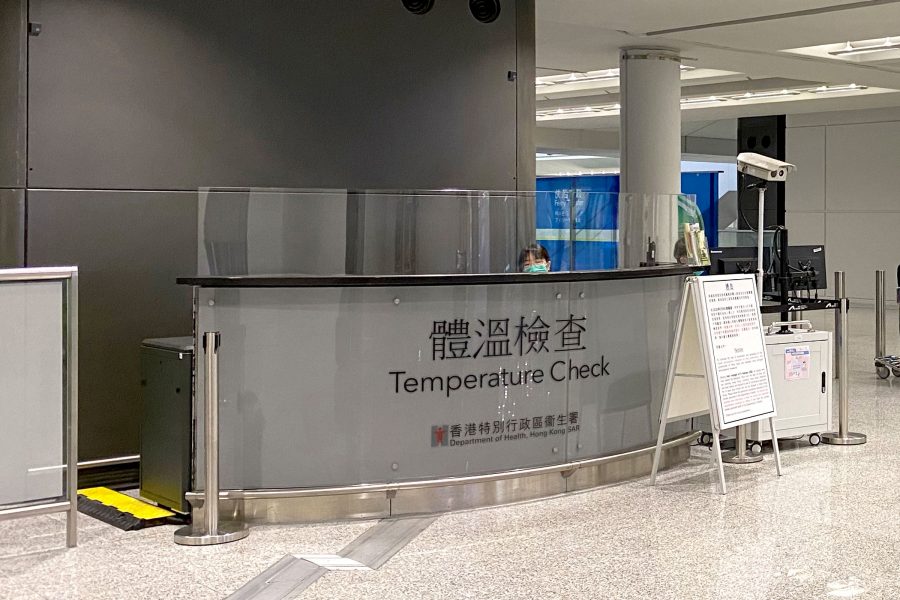 Increased temperature checks at Arrivals & Departures
