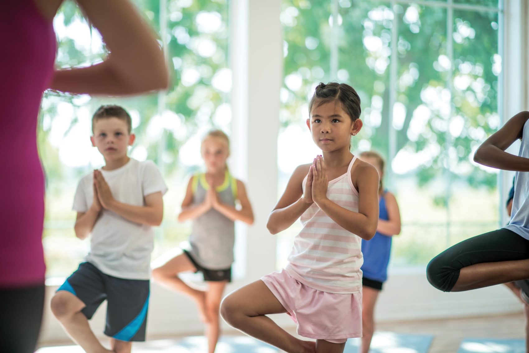 Yoga class for children