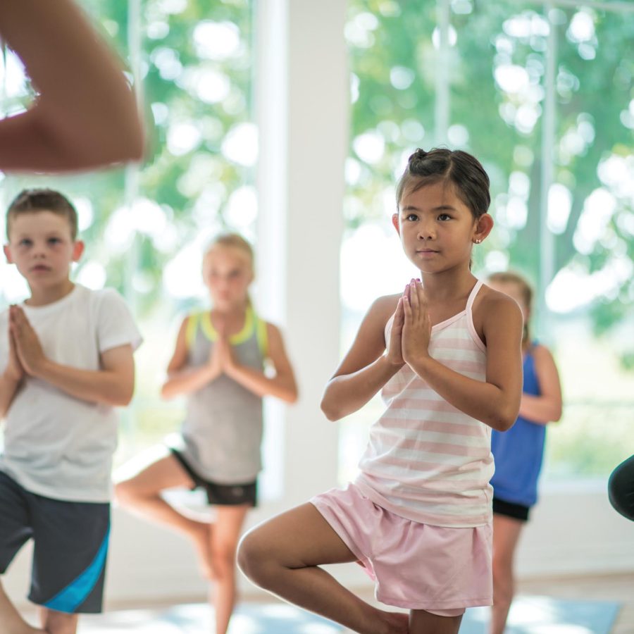 Yoga class for children