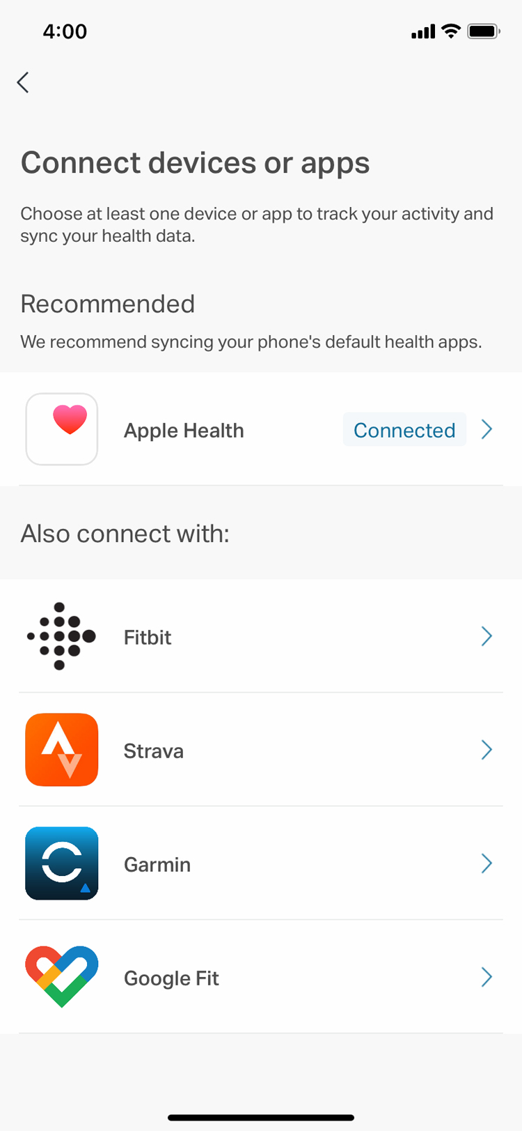 activity tracking step 2