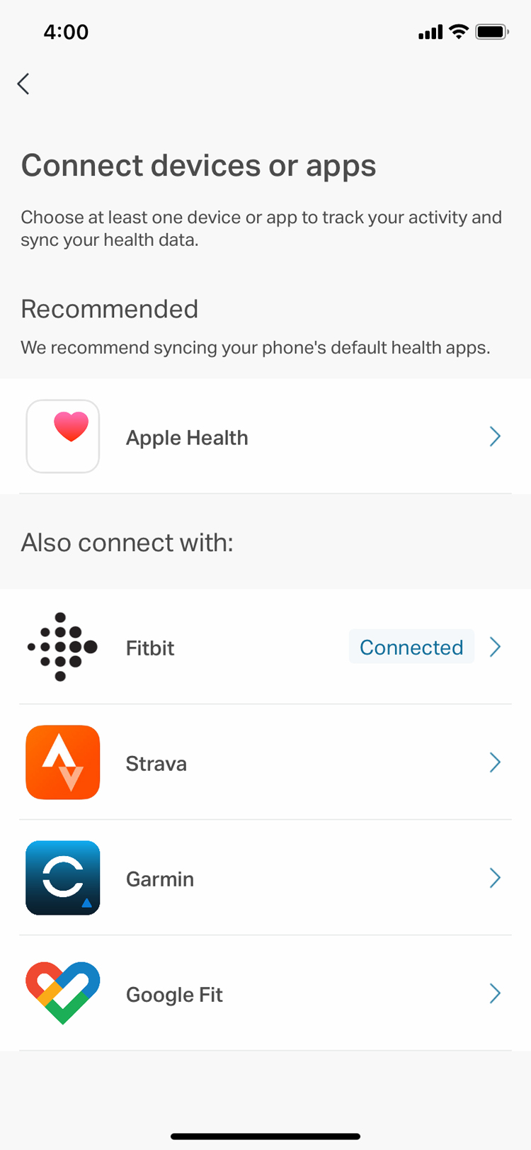 activity tracking step 2