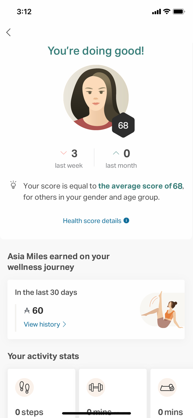 wellness journey health score
