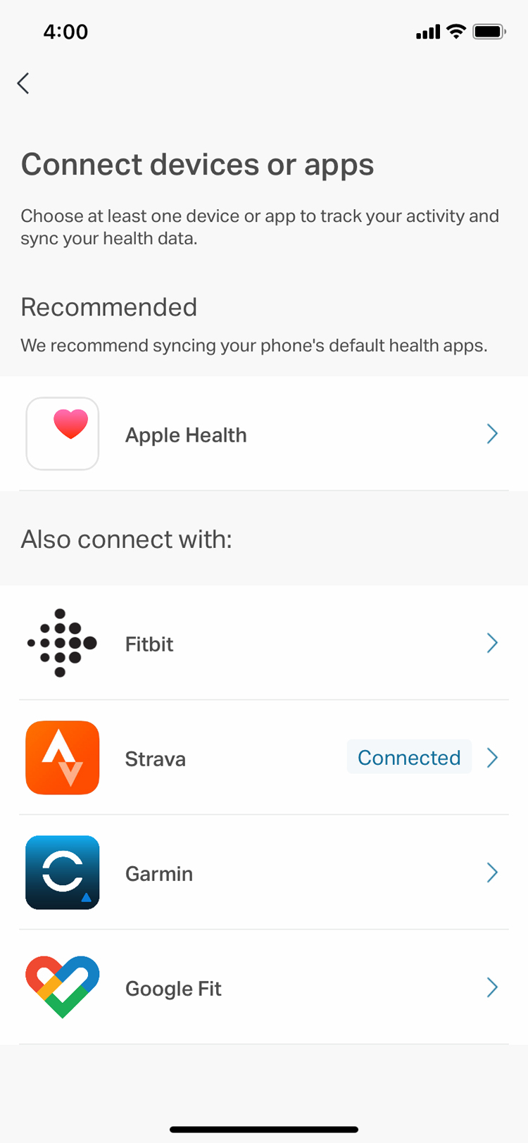 activity tracking step 2