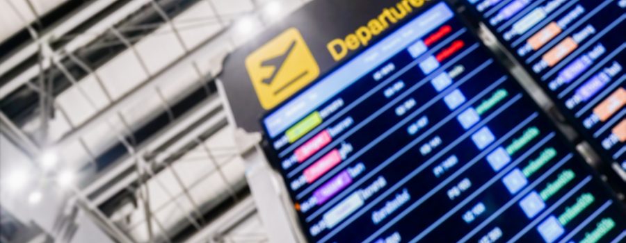 airport departure board image