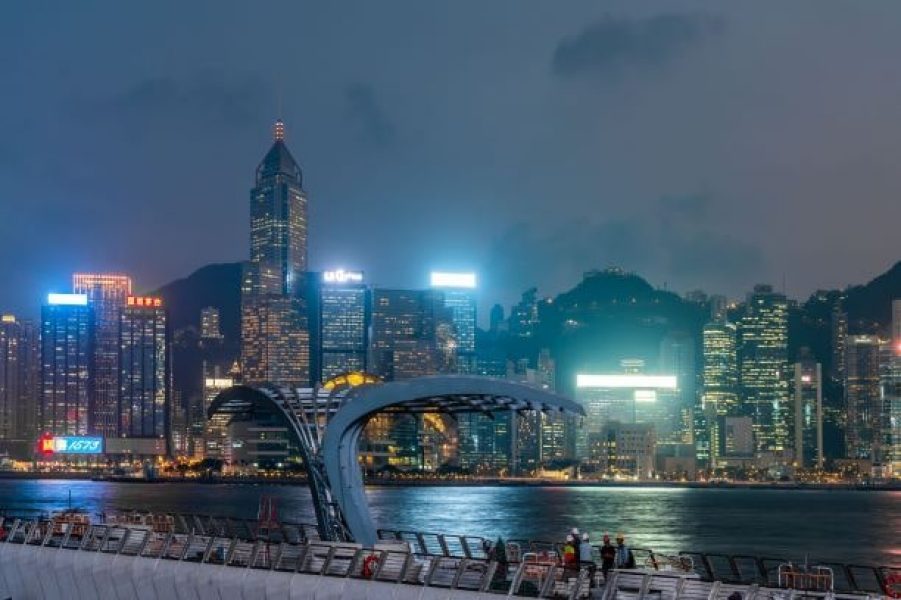 Hong Kong Skyline at night