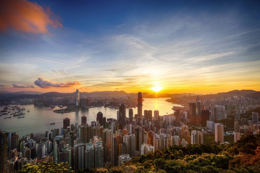 Hong Kong Skyline at night