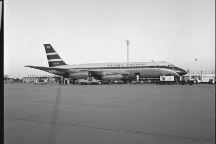 1970 Convair 880 Perth Airport