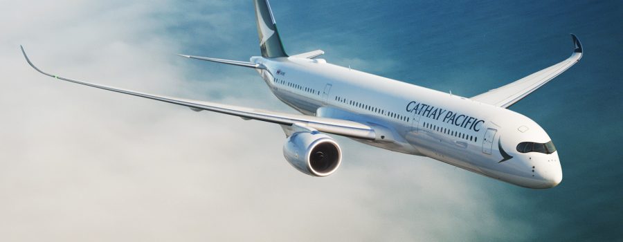 Airbus A350. The newest aircraft to join Cathay Pacific’s fleet