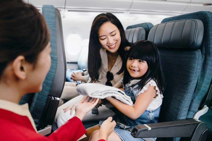 cathay pacific child travel alone