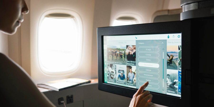 Inflight entertainment with 18.5-inch high-definition screens