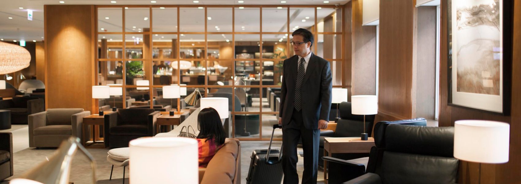 Cathay Pacific lounge - Taipei