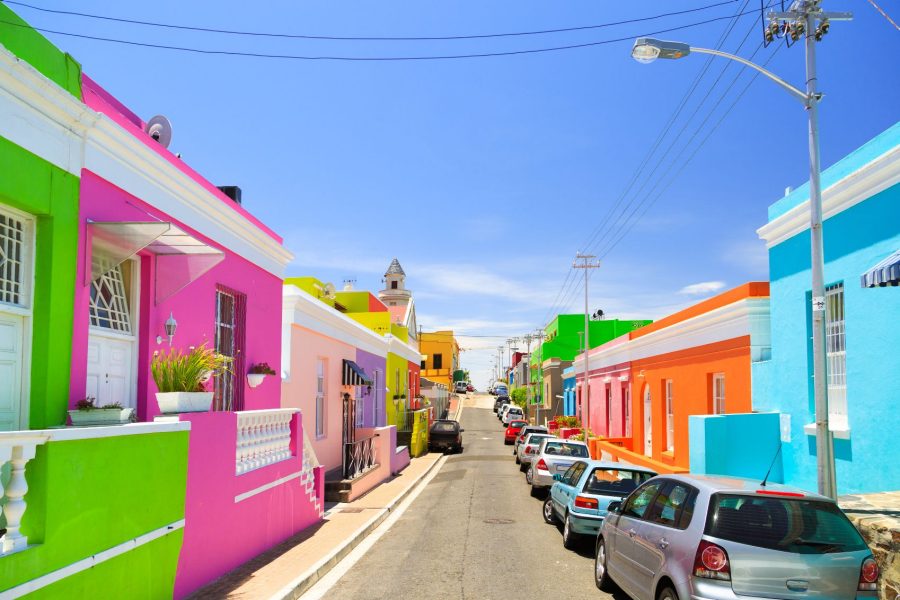 Bo-Kaap社區內色彩繽紛的房屋